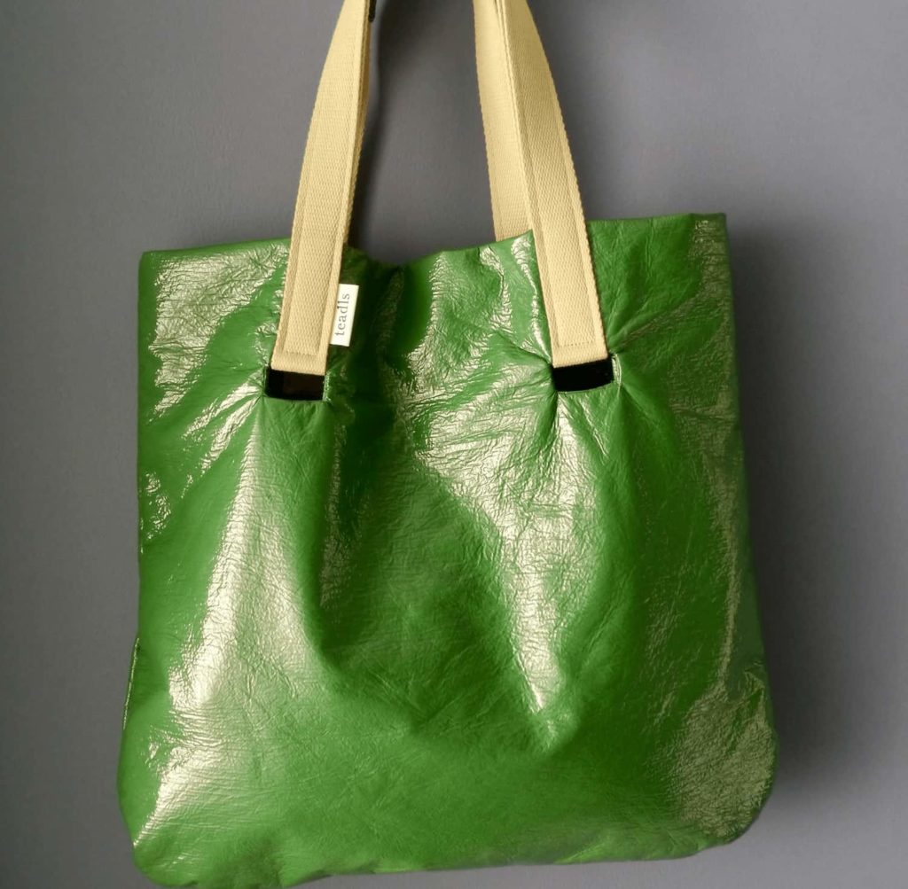 toumi vert cabas en vinyle sac pour femme